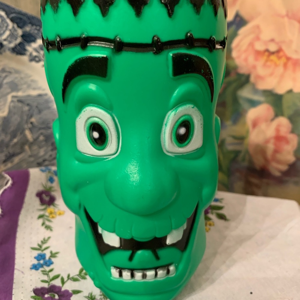 Green Frankenstein blowmold cup